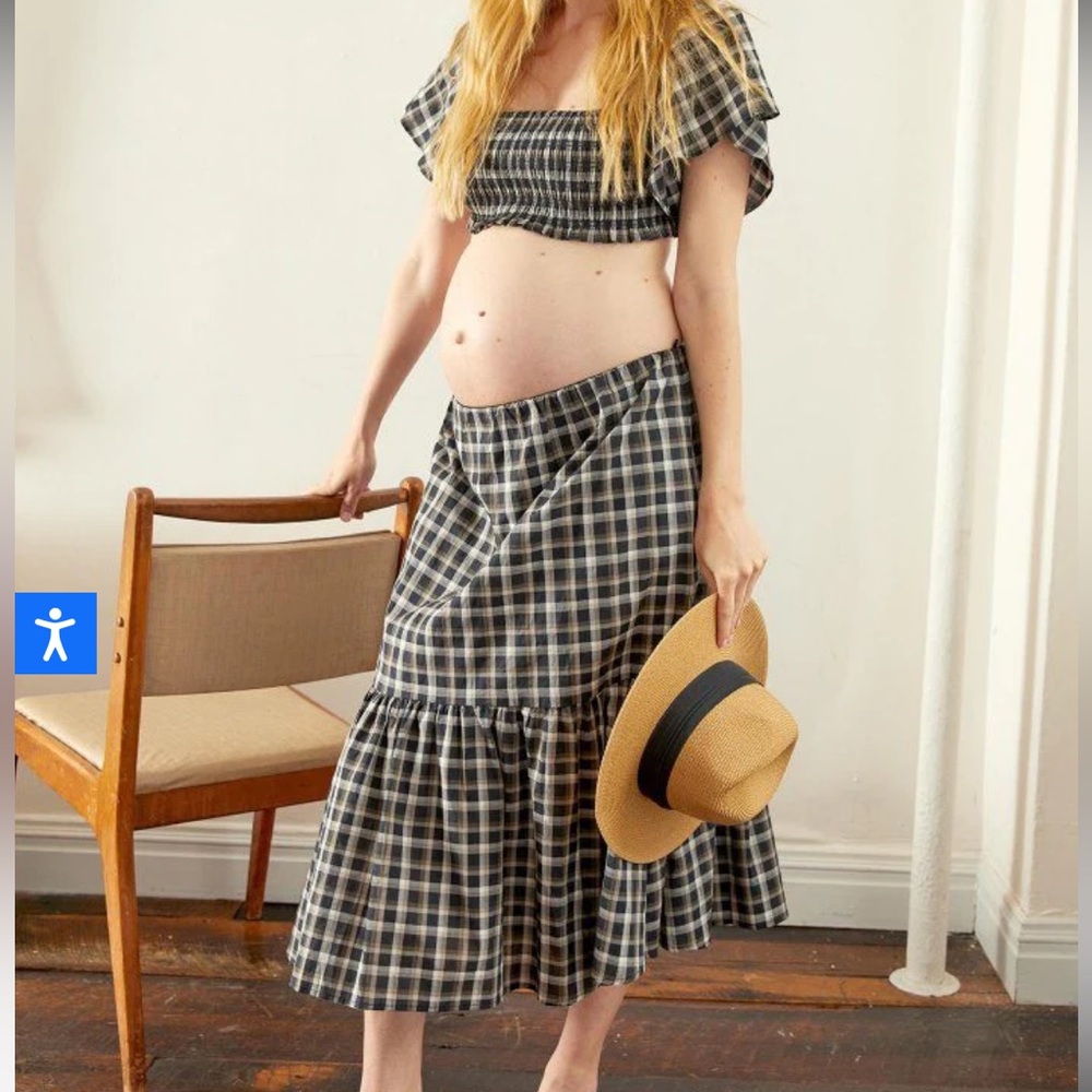 Hatch Florence Bandeau Top and Iris Skirt, Hatch size 0 top Hatch size 1 skirt